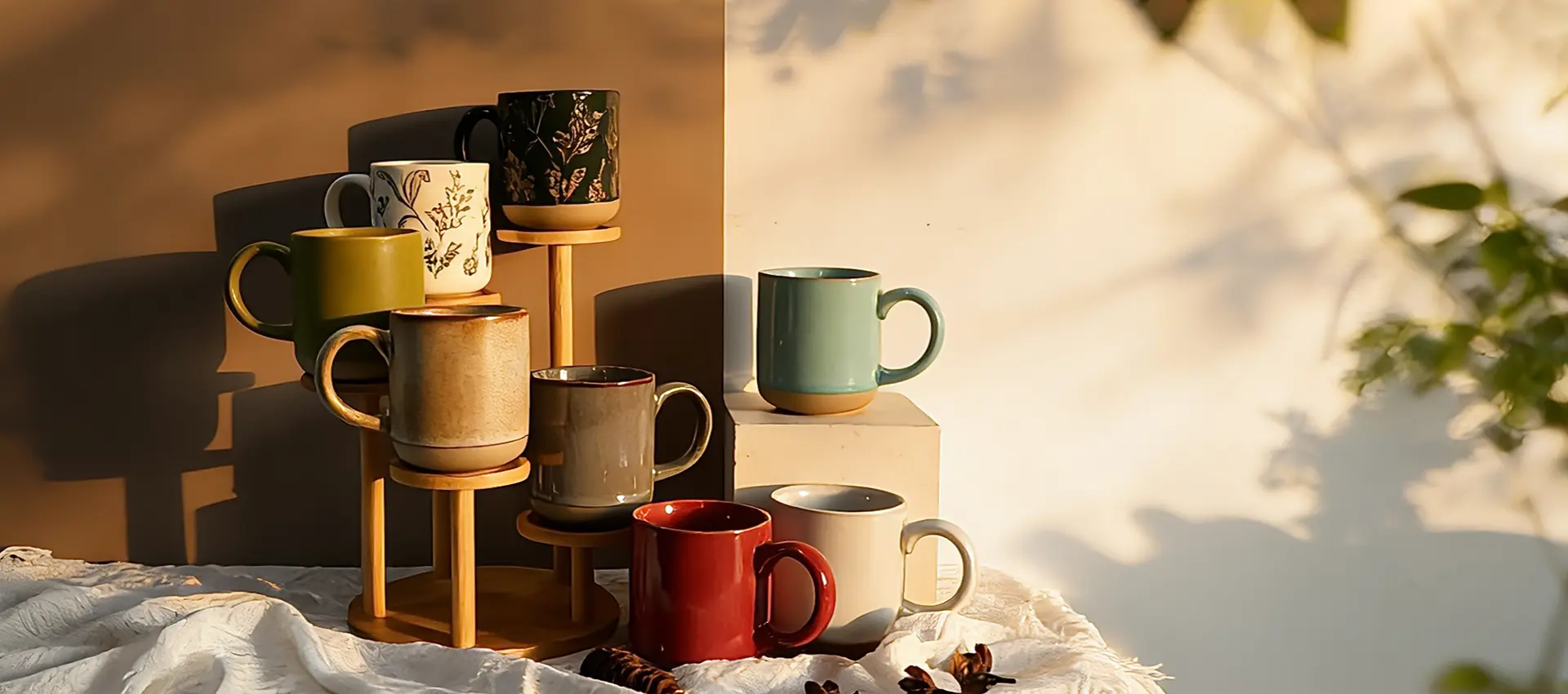 Talheres de cerâmica artesanais premium