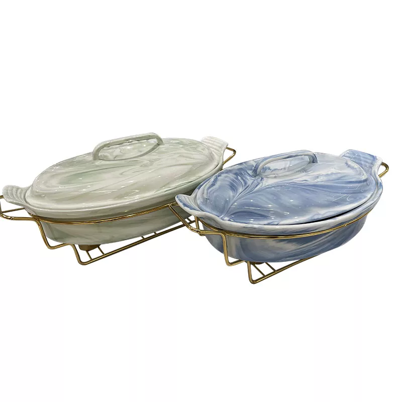 Placa de cerâmica de marmoreio elegante