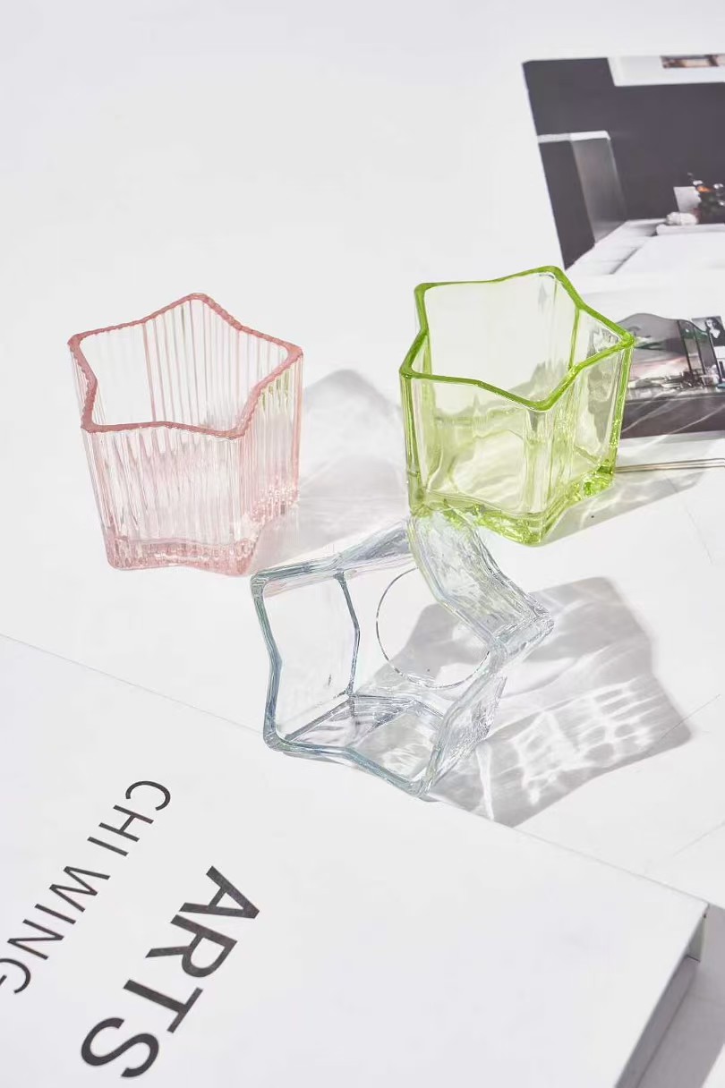 Porta-velas em forma de estrela